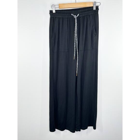 Heartloom Black Drawstring Waist Straight Lounge Pants Women's Size X-Small XS - Picture 1 of 7